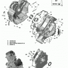 Outlander 1000R EFI, MY 01- crankcase - 1000r efi (outlander except xxc-xmr)