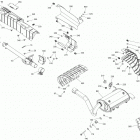Renegade 570 EFI 01- exhaust system renegade - all models
