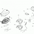 Outlander T3 MAX 570 EFI 09- seat dps & xt