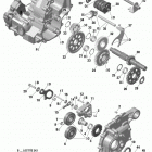 Outlander 570 EFI 01- gear box and components - 570 efi