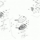 Outlander 850 EFI 09- seat g2 outlander - all non max models