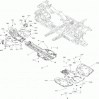 3- Outlander 850 EFI 09- body and accessories g2 under body parts - package h...