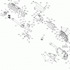 Outlander 850 EFI 01- exhaust system g2 outlander - all models