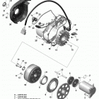 8- Outlander T3 MAX 1000 EFI 03- magneto and electric starter new t3