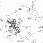 Outlander 6X6 - 1000 EFI Двигатель и крепление