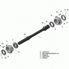 8- Outlander T3 MAX 1000 EFI 08- drive shaft new t3