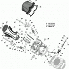 Outlander T3 1000 EFI 01- cylinder head, front new t3