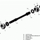 Outlander T3 650 EFI Приводной вал