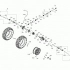 Outlander 6X6 T3 650 EFI 07- drive, front