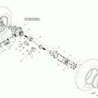 1- Outlander 6X6 - 650 EFI Привод передний