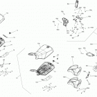 Outlander MAX 850 EFI 09- seat g2 outlander - all max models except package no...