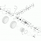 Outlander T3 650 EFI 07- drive, front