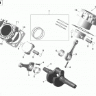 Outlander 1000R EFI - XMR - 01- crankshaft, piston and cylinder - 1000r efi