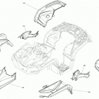Outlander 850 EFI 09- fender and central panel kit g2 outlander - break up...