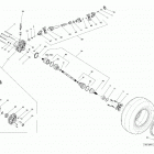 2- Outlander 6X6 T3 1000 EFI 08- drive, rear