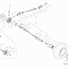 Outlander 6X6 T3 650 EFI Привод задний