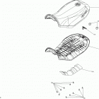 Renegade 570 EFI 09- seat renegade - all models