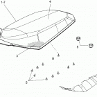 1- Outlander 6X6 - 650 EFI Сидение