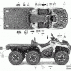 1- Outlander 6X6 - 650 EFI Наклейки