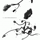 Outlander T3 650 EFI Жгут проводов и электрический блок