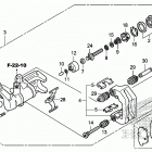 TRX500FA5 Задний суппорт