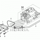 TRX500FA5 Крышка водяной помпы