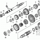 TRX500FA5 Трансмиссия