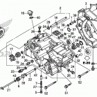 TRX420FA5 Передняя крышка картера