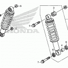 TRX250X Передние аммортизаторы