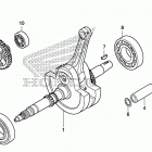 SXS700M2D Коленчатый вал и поршни