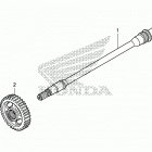 SXS700M2D Вал ведущий