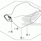 TRX500FA5 Сиденье