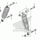 TRX420FA5 Передние аммортизаторы