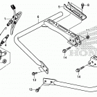 TRX500FA5 Педали и подножки