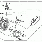 SXS700M2D Корпус Дросселя