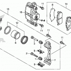 SXS500M Передний суппорт