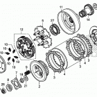 TRX500FM5 Сцепление