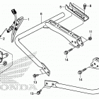 TRX420FA5 Подножки и педали