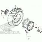 TRX420FA5 Переднее колесо