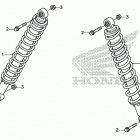 SXS700M2D Задние амортизаторы