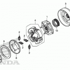 TRX420FA5 Муфта стартера