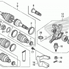 TRX420FA2 Front knuckle@front drive
