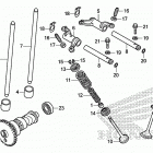 TRX420FA2 Распределительный вал и клапана