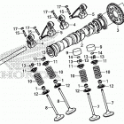 SXS1000M5D Распределительный вал и клапана
