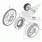 TRX500FA5 Пусковой механизм