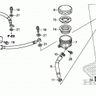 TRX500FA5 Задний тормозной цилиндр
