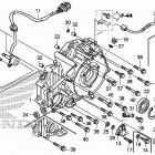 TRX420FA2 Крышка картера задняя