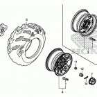 TRX500FA5 Переднее колесо
