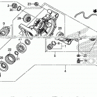 TRX500FA5 Редуктор задний