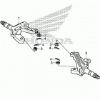 TRX250TM1 Кулак поворотнй